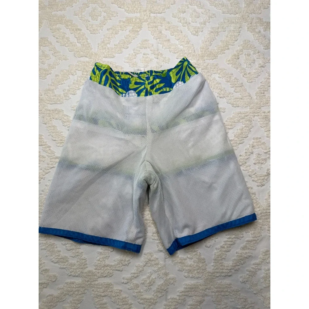 Disney Toy Story Buzz Woody Swim Trunks Blue Green‎ XXS 2/3 Boys Board Shorts